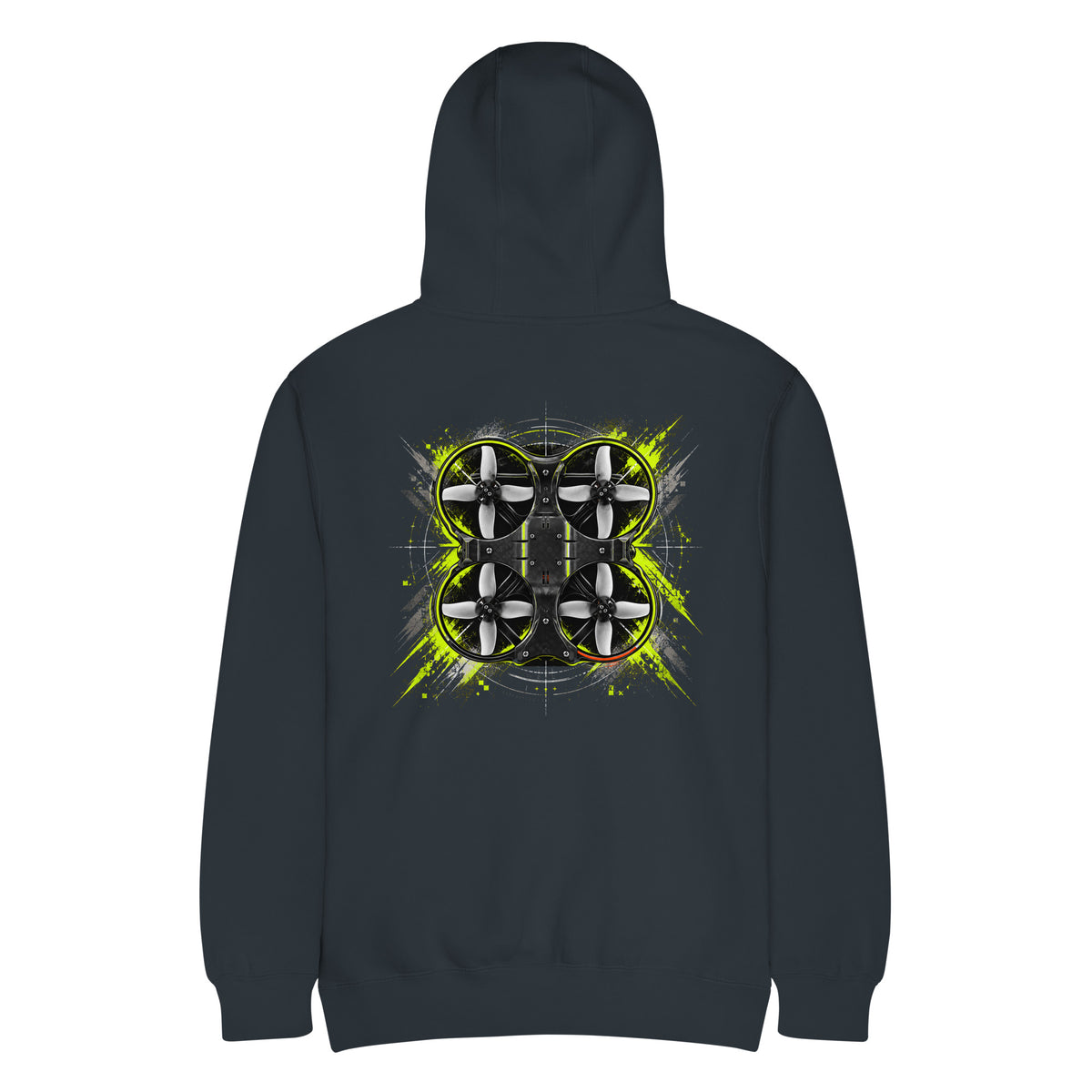 Cinewhoop Hoodie – Premium in Navy – back