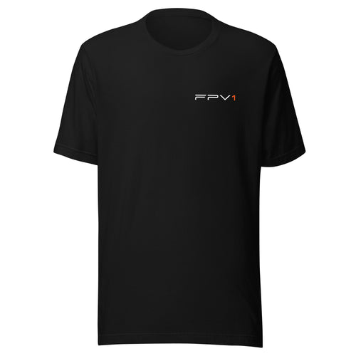 Coastal Cliff T-Shirt in Black – front