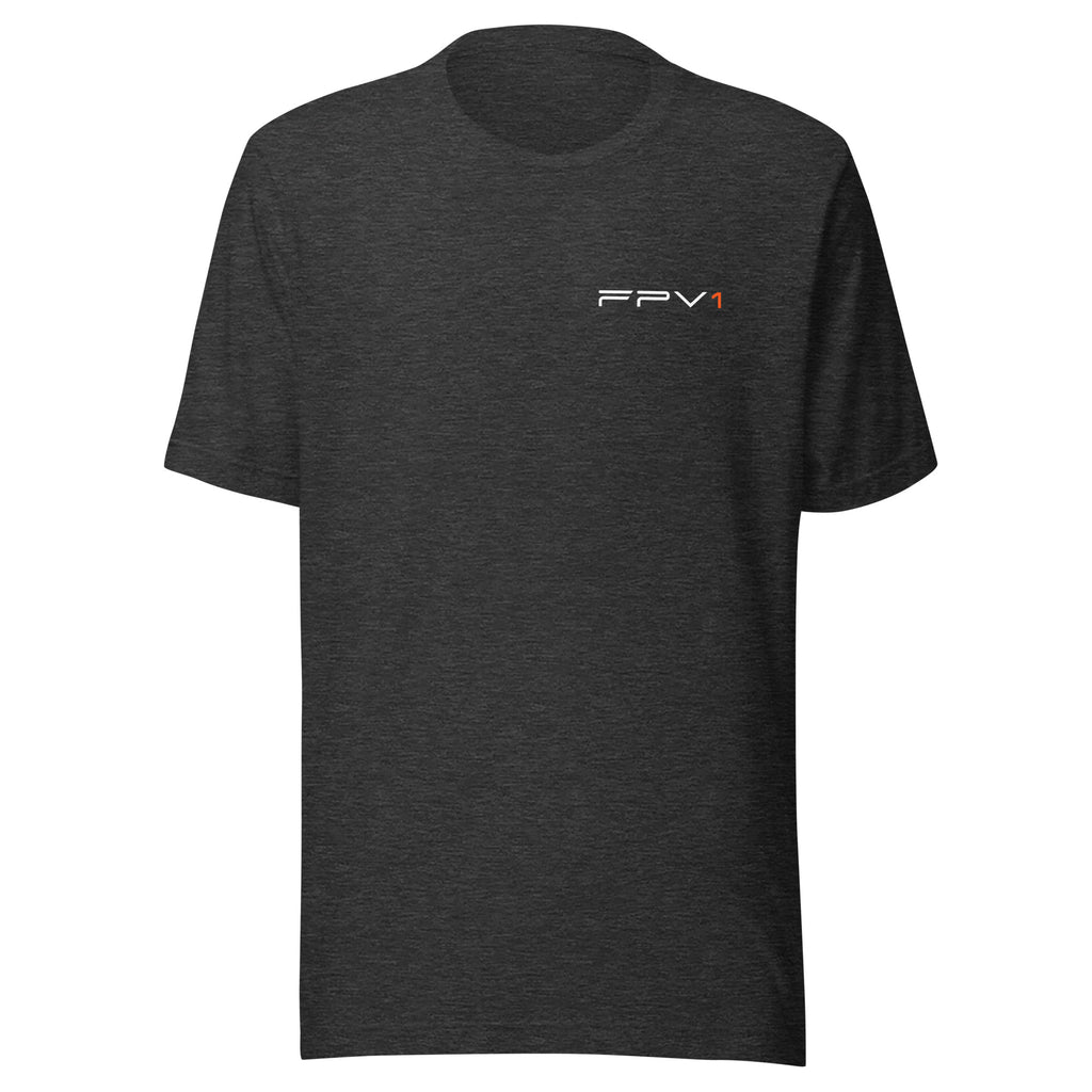 Coastal Cliff T-Shirt in Dark Grey Heather – front