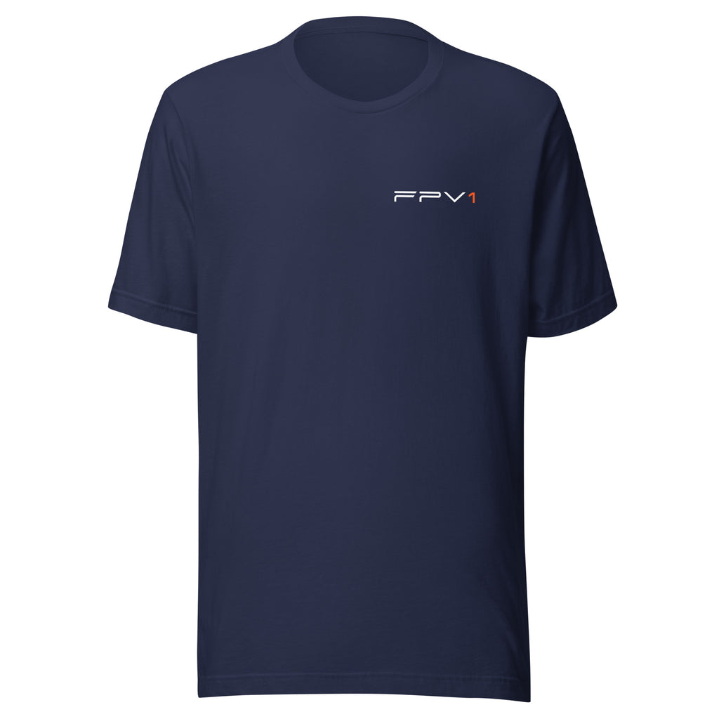 Coastal Cliff T-Shirt in Navy – front