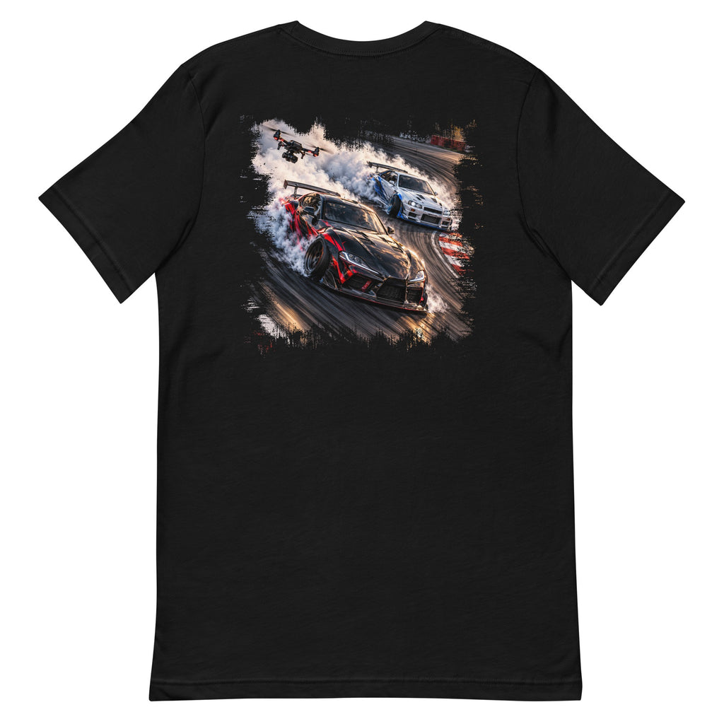 Drift Drone T-Shirt in Black – back