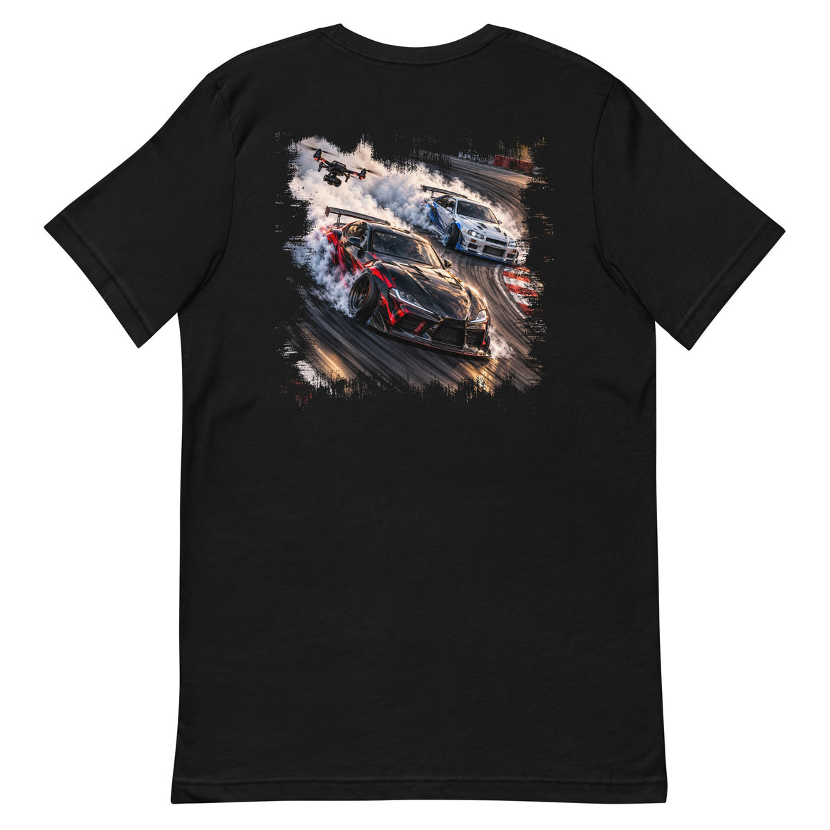 Drift Drone T-Shirt in Black – back