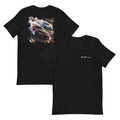 Drift Drone T-Shirt in Black – front and back