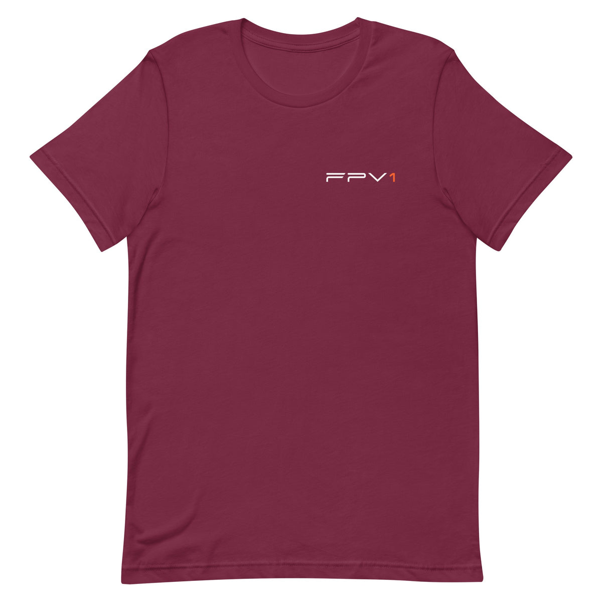 Drift Drone T-Shirt in Maroon – front