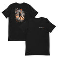 Dunk Drone T-Shirt in Black – front and back