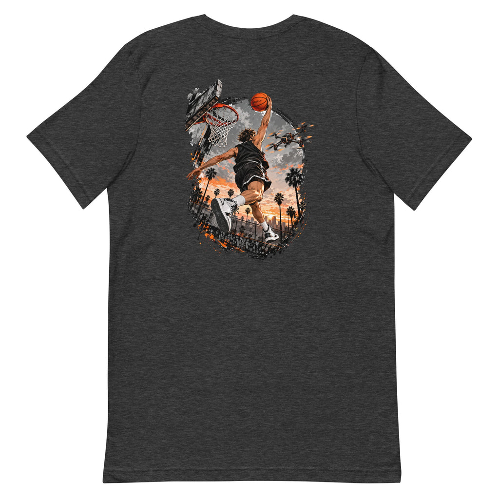 Dunk Drone T-Shirt in Dark Grey Heather – back