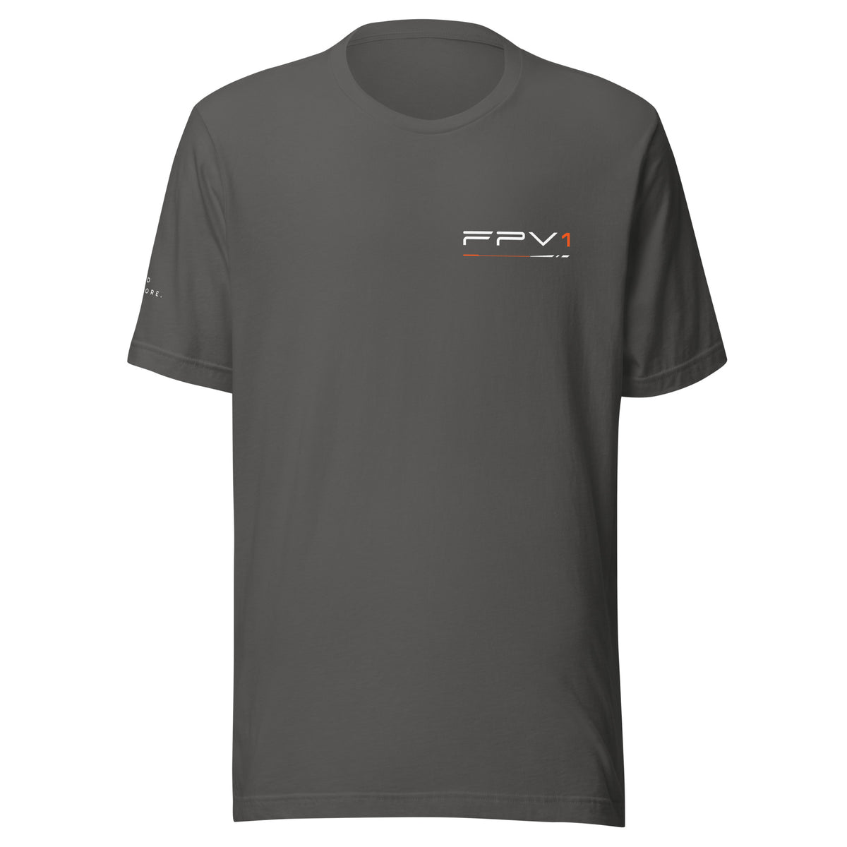 FLY BUILD EXPLORE T-Shirt in asphalt – front