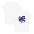 Neon Quad T-Shirt in white – front and back