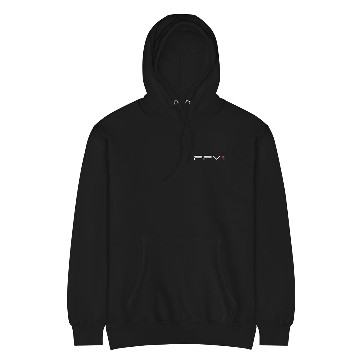 SEND IT Drone Hoodie – Premium in Black – front