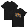 Angry Quad T-Shirt – Black – front and back