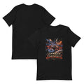 Attack of the Drones T-Shirt – Black – front and back